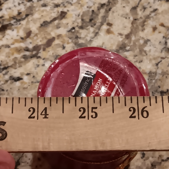 White Ceramic Holders & Red Scented Accent Candles Set NEW! - Picture 6 of 11